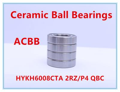 China Double Row Angular Contact Ball Bearing HYKH6008CTA-2RZ / P4 TBT for sale