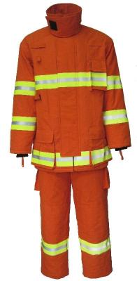 China Orange Aramid Fireman Turnout Gear / Firefighters Turnout Gear for sale