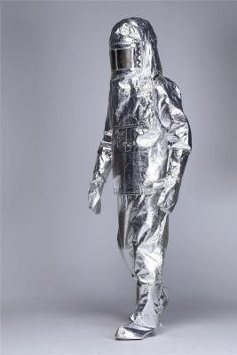 China High Performance Aluminized Fire Proximity Suit / Heat Insulation Light Fire Entry Suits for sale