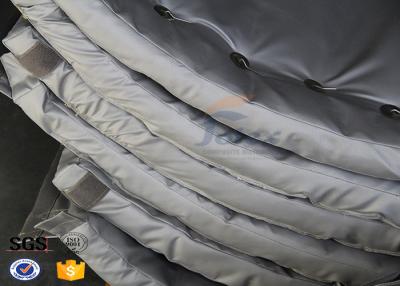China Lightweight Fiberglass Thermal Insulation Jackets , Removable Insulation Covers Fire Retardant for sale