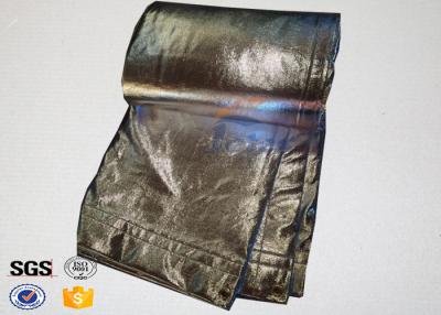 China Aluminum Coated Fiberglass Fire Retardant Blanket For Welding 17oz for sale