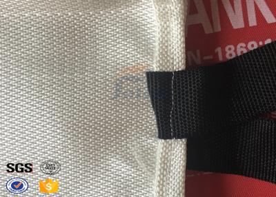 China Blanco incombustible/Brown de las cubiertas de la fibra de vidrio de la manta resistente al fuego del fuego en venta