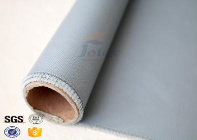 China Tela cruzada impregnada cubierta silicón de la fibra de vidrio de la manta de la resistencia de la flexión tejida en venta
