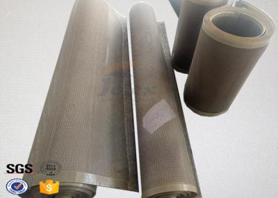China Armadura de satén de cristal cubierta Ptfe a prueba de calor de la tela FDA certificada en venta