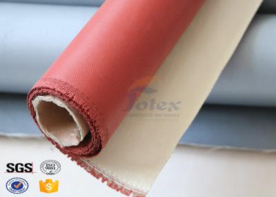 China 0.7mm Thickness Fireproof Silicone Coated Glass Fabric for Welding Protection for sale