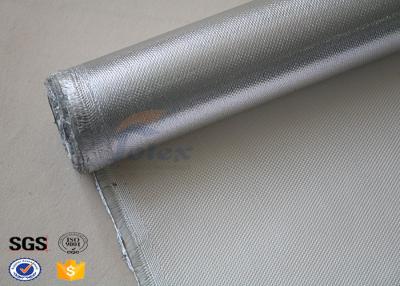 中国 再生利用できるアルミニウム防火効力のある上塗を施してある高い無水ケイ酸の生地のガラス繊維 販売のため
