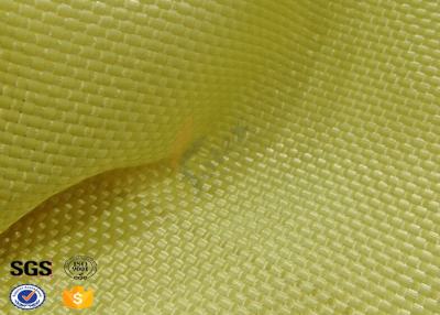 China Yellowish Motorcycle Clothing Kevlar Aramid Fabric 0.3 Thickness for sale