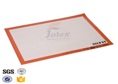 China ISO9001 Silicone Non Stick Baking Mat 0.8Mm Thickeness Font Cookies for sale