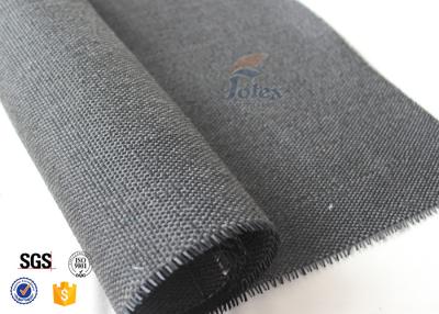 China 600g Thermal Insulation Materials Black Vermiculite Coated Fiberglass Fabric for sale