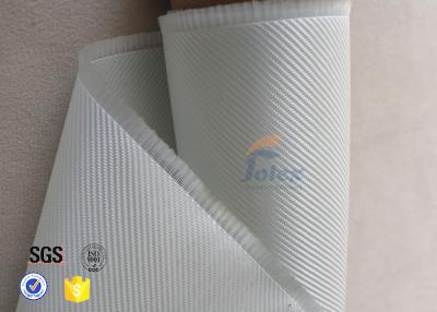 China 6oz 0.2mm Twill Weave E Glass Surfboard Boat Fiber Glass Cloth Fireproof for sale