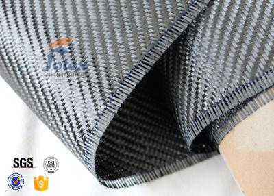 China tela da fibra do carbono da sarja de 3K 200g e do Weave liso para a decoração de superfície à venda