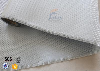 China Aluminized Plated Fiber Glass Cloth Decoration Silver Coated Fiberglass Fabric for sale