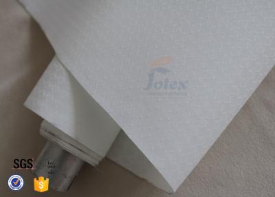 China tela revestida de la fibra de vidrio del silicón de 0.3m m para la barbacoa que cocina el delantal incombustible en venta