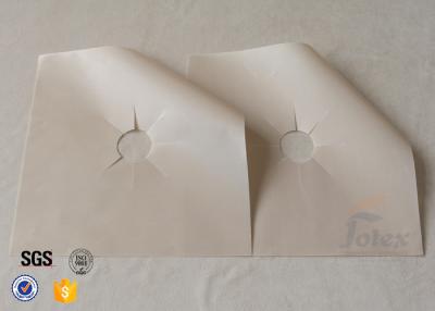Chine PTFE a enduit le protecteur de brûleur de Stovetop de couverture de fourneau à gaz de tissu de fibre de verre à vendre