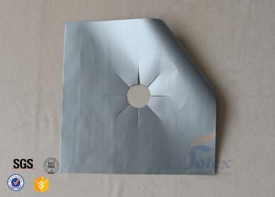 China Silver PTFE Coated Fiberglass Fabric Stovetop Burner Protector Cover for sale