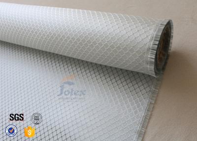 China Silver Coated Cloth Surface Decoration 0.2mm Aluminized Fiberglass Fabric for sale