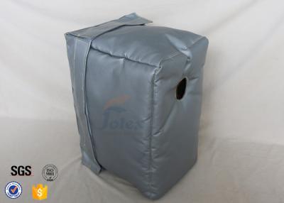 Cina coperture dell'isolamento termico dell'azionatore di 25mm, tessuto ignifugo della vetroresina del silicone della coperta di isolamento in vendita