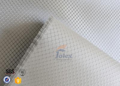China Silver Coated Fabric Fire Resistant 0.2mm 220g Aluminized Fiberglass Cloth for sale