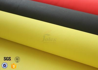 China Yellow 0.5mm 530g 100cm  PU Fiberglass Cloth Thermal Insulation Materials for sale