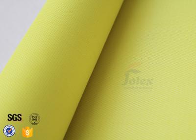 China Welding Protection PU Coated Fiberglass Fabric 530g 550 Degree C Fire Blanket for sale