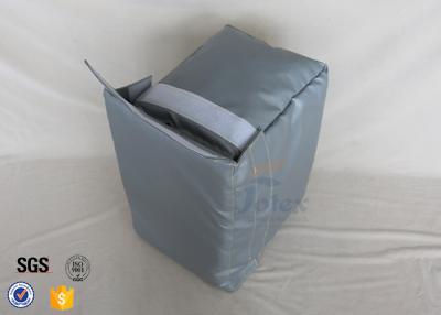 China Fire Retardant Grey Thermal Insulation Covers , High Temp Insulation Blanket Pads 800℃ 25MM for sale