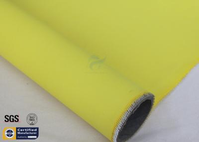 中国 アクリルのガラス繊維の火毛布の生地の黄色15OZ 3732の反腐食の化学薬品 販売のため
