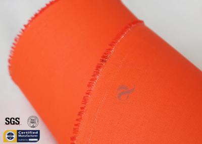 China naranja revestida de acrílico de la tela de la fibra de vidrio 260GSM los 0.22MM 39