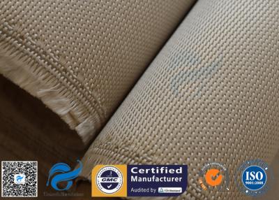 China Brown 800℃ Silica Fabric High Temp 1200GSM 50M Roll Anti Corrosion Sealing for sale