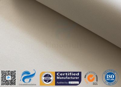 China Da chama alta da cobertura da segurança da soldadura da tela 36OZ do silicone do branco 1.3MM pano resistente à venda