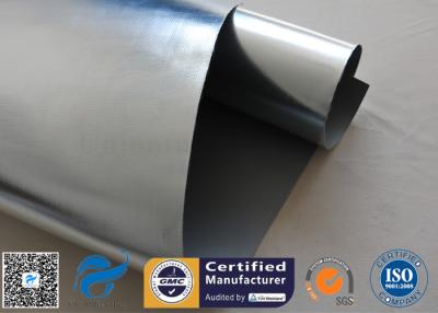 China Silver Coated Fiberglass Fabric Heat Resistant Aluminium Foil Insulation Cloth for sale
