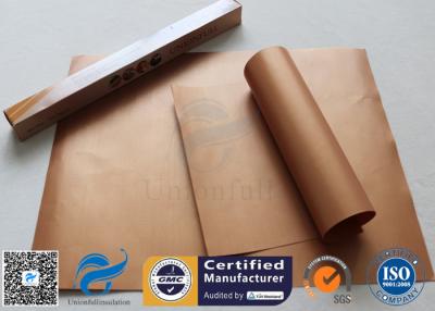 China Non Stick Silicone Baking Mat FDA PTFE Copper 33X40CM 0.2MM BBQ Grill Mat for sale