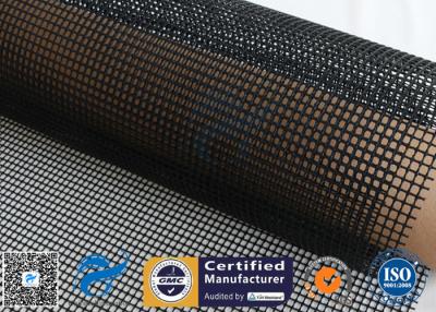 China PTFE Coated Fiberglass Mesh Fabric 580GSM 4X4MM Industrial Dryer Conveyor Belt for sale