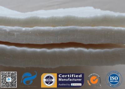 Chine Blanc élevé 25MM 130KG 1800℉ de silencieux de silencieux de voiture de tapis d'aiguille de fibre de verre de silice à vendre
