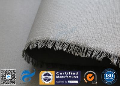 China 0.45mm PU Coated Fiberglass Fabric Cloth For Welding Spatter Sparks Protection for sale