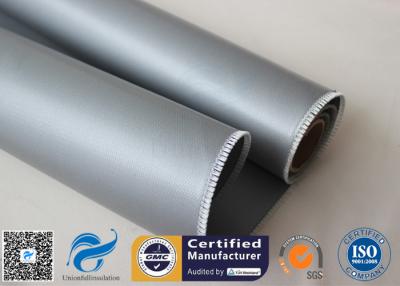 China Material revestido da tela da fibra de vidro do silicone da isolação do oleoduto 0,4 milímetros de espessura à venda
