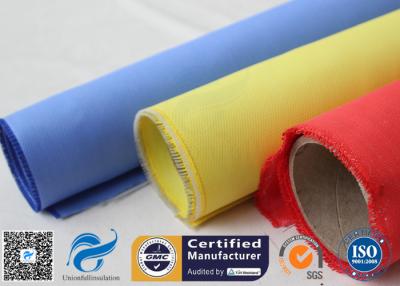China Material acústico de la tela del aislamiento de la goma de silicona del ingeniero revestido rojo de la fibra de vidrio en venta