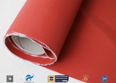 China 580gsm 260℃ Fiberglass Cloth Thermal Insulation Jacket Fabric Silicone Coated for sale