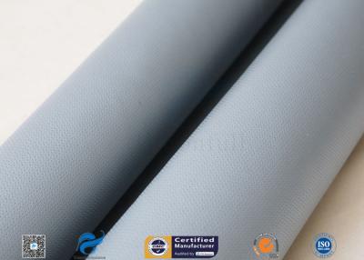 China 0.55mm Silicone Coated Fiberglass Cloth 580gsm Thermal Insulation Jacket Cloth for sale