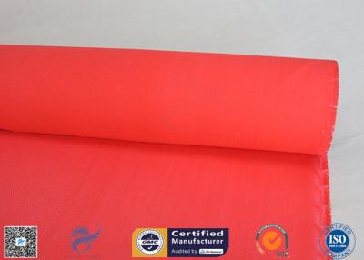 China 80/80g Silicone Chemical Resistant 1.2m Width Silicone Coated Fiberglass Fabric for sale