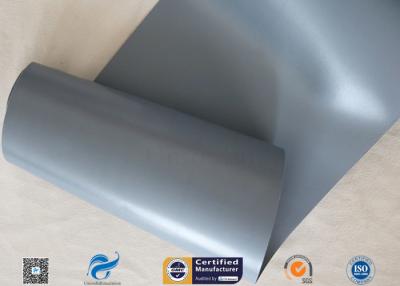 China El PVC impermeable del gris cubrió la tela 280gsm 0.25m m de la fibra de vidrio 39 pulgadas en venta