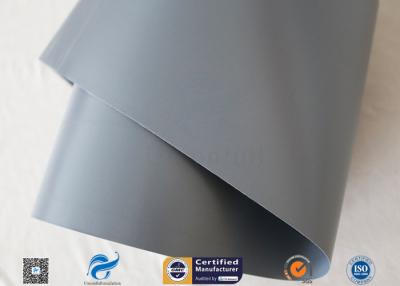 China El PVC gris resistente al fuego impermeable 300g cubrió la tela a prueba de calor de la fibra de vidrio en venta
