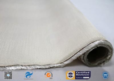 China 96% Silicon Dioxide 650GSM Satin High Silica Cloth High Temperature Resistant for sale