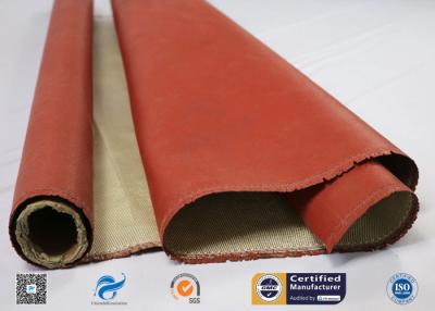 China 260 ℃ Heat Resistant Insulation Silicone Coated High Silica Fabric for sale