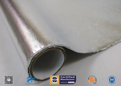 China Tela revestida de aluminio de la fibra de vidrio para la temperatura alta incombustible de 260 ℃ en venta