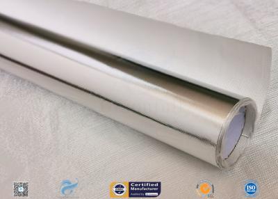 China 0.018 Inch Waterproof Aluminium Foil Fiberglass Fabric Flexible Hose Heat Shield for sale