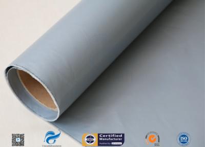 China 0.2mm Silicone Coated Fiberglass Fabric Waterproof Anti Corrosion Plain Weave for sale