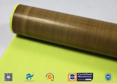 China Isolação térmica revestida à prova de fogo de fitas adesivas da tela da fibra de vidro de PTFE à venda