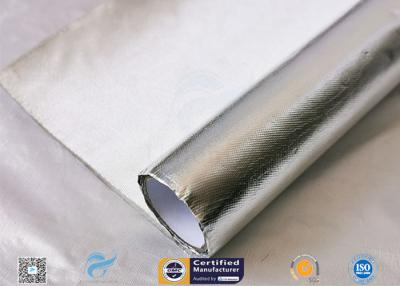 China Waterproof 880g Light Reflect Silver Coated Fabric High Temperature Adhesive for sale