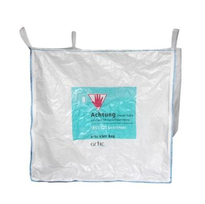 China 100% Virgin PP Ventilated Bulk Bag Side Seam Loop Fibc Jumbo Bag For Press Filling Machine for sale