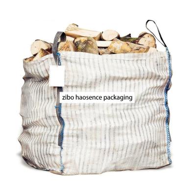 China Hote Sale Jumbo Tons Firewood Breathable Bulk Bag 1000 Kg Bulk Bags 1500 Kg for sale